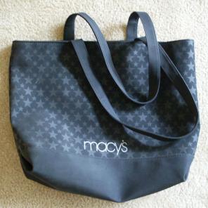 Black Macy's bag