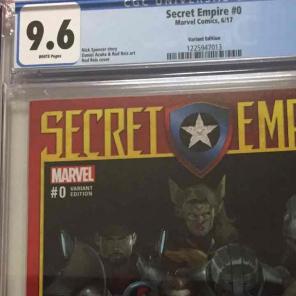 Secret Empire 0 CGC variant 9.6