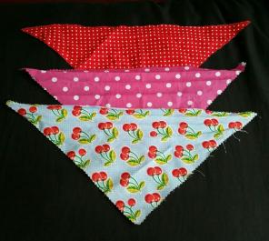 Dog Bandanas size small (neck size)