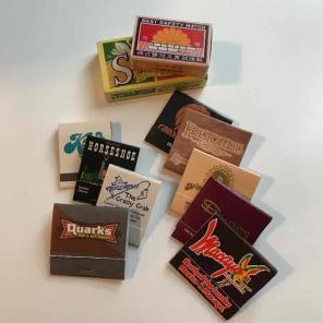 Bundle of unused old vintage matches