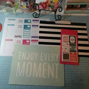 Student planner stickers set