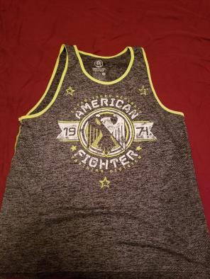 Mens american fighter tank top