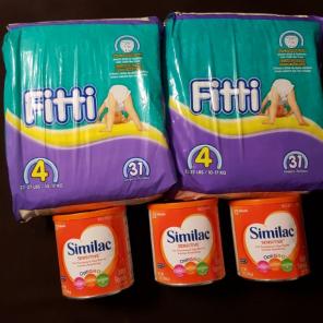 Similac & Fitti diapers