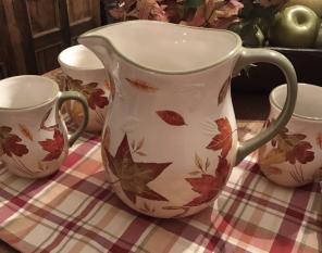 Longaberger Fall Foliage Pitcher