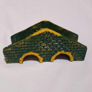 Hand made pottery bridge