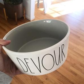 Devour dog bowl