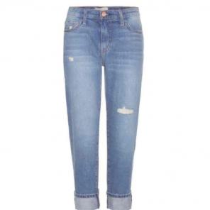 Current Elliot High Waist Straight Jeans