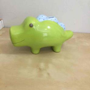 C R Gibson ceramic coin money bank