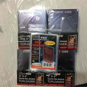 4 packs of ultra pro Rookie Top Loader