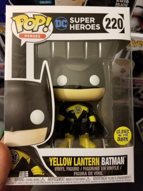 Funko Pop Yellow Lantern Batman NYCC