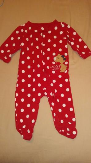 Two baby clothes Red and white