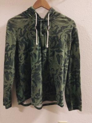 Green Hurley palm tree hoodie