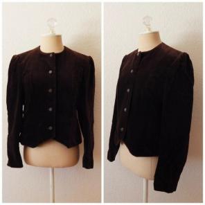 Vintage Brown Victorian Riding Coat