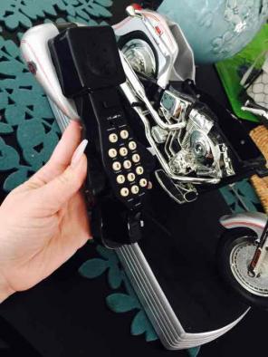 Harley Davidson home telephone bike