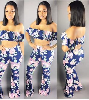 Two Piece Floral Set