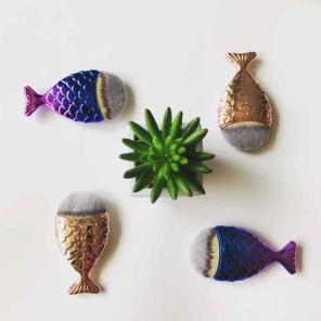 Mermaid Fishtail Brush - Purple