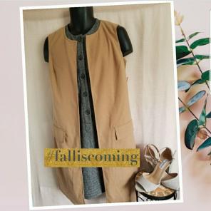 Women's Sleeveless Duster Coat Jacket 14