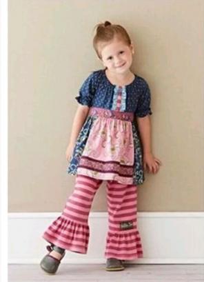 NWOT Matilda jane ruffle pants pink