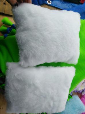 Small white pillows