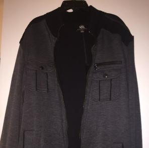 Men's 2x Rock&Republic Zip Sweater