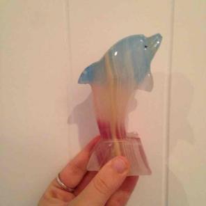 glass dolphin