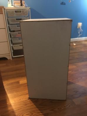 White Single Drawer
