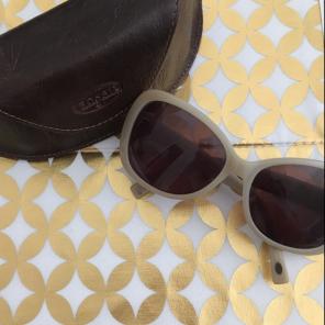 Nude Fossil Sunglasses With Case