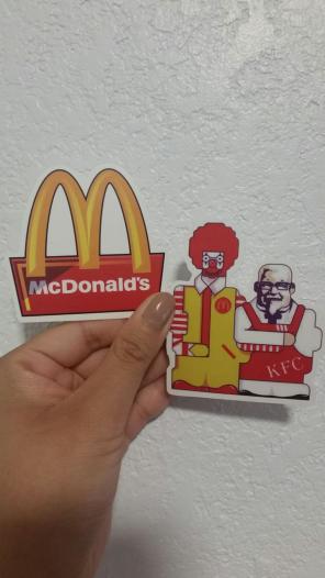 Sticker Duo - McDonald & KFC