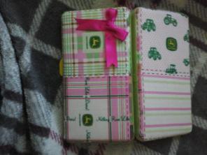 John deer baby wipe case