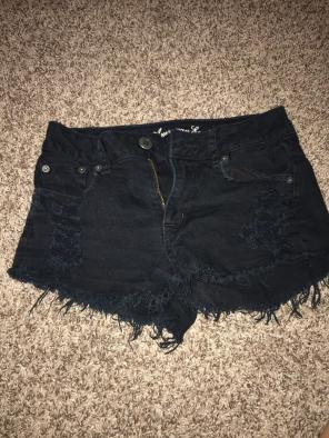 Black American Eagle Shorts