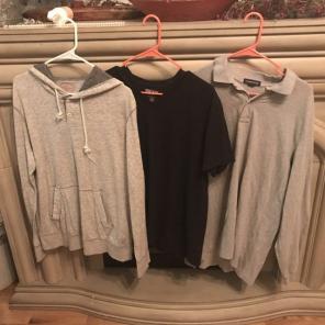 3 Long Sleeve Shirts.