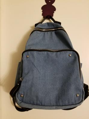 Denim backpack