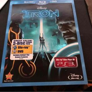 Sealed New Disney's Tron Legacy Blue Ray