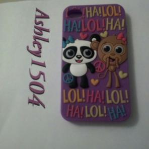 Cute apple ipod touch case 4th gen