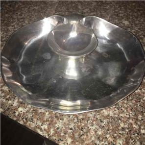 Silver Appetizer Plate