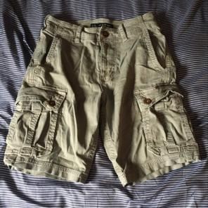 American Eagle Gray Classic Cargo Shorts