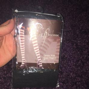 Leg Avenue Stripe Thigh Highs