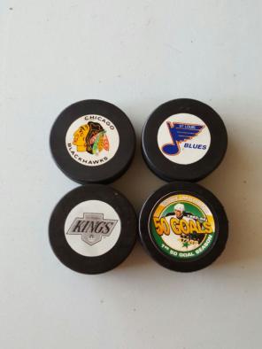 Hockey pucks