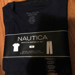 Nautica PJ set for men size M NEW