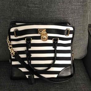 Michael Kors Hamilton Striped Bag