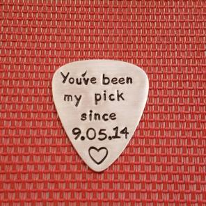 Personalized Copper Guitar Pick