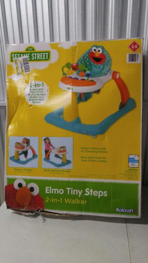 123 SESAME STREET ELMO TINY STEPS WALKER