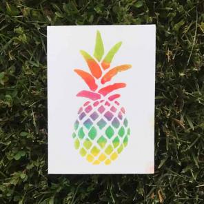 Blank Pineapple Card