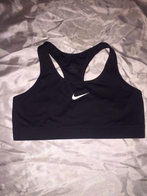 Nike Shorts Bra Black Women Size Large