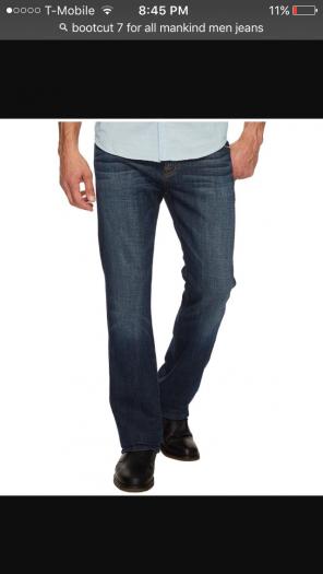 MENS 7 FOR ALL MANKIND BOOTCUT JEANS
