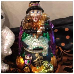 Old World Witch Halloween Ornament