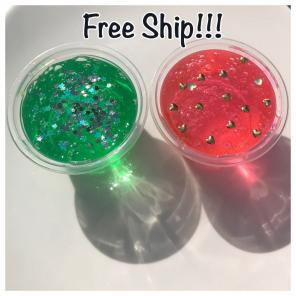 2 Slimes W Confetti Free Shipping $8