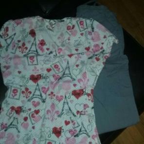Valentine's day Scrub Set
