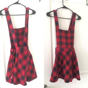 Vans overall skirt