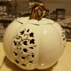 LENOX HALLOWEEN PIERCED PUMPKIN VOTIVE